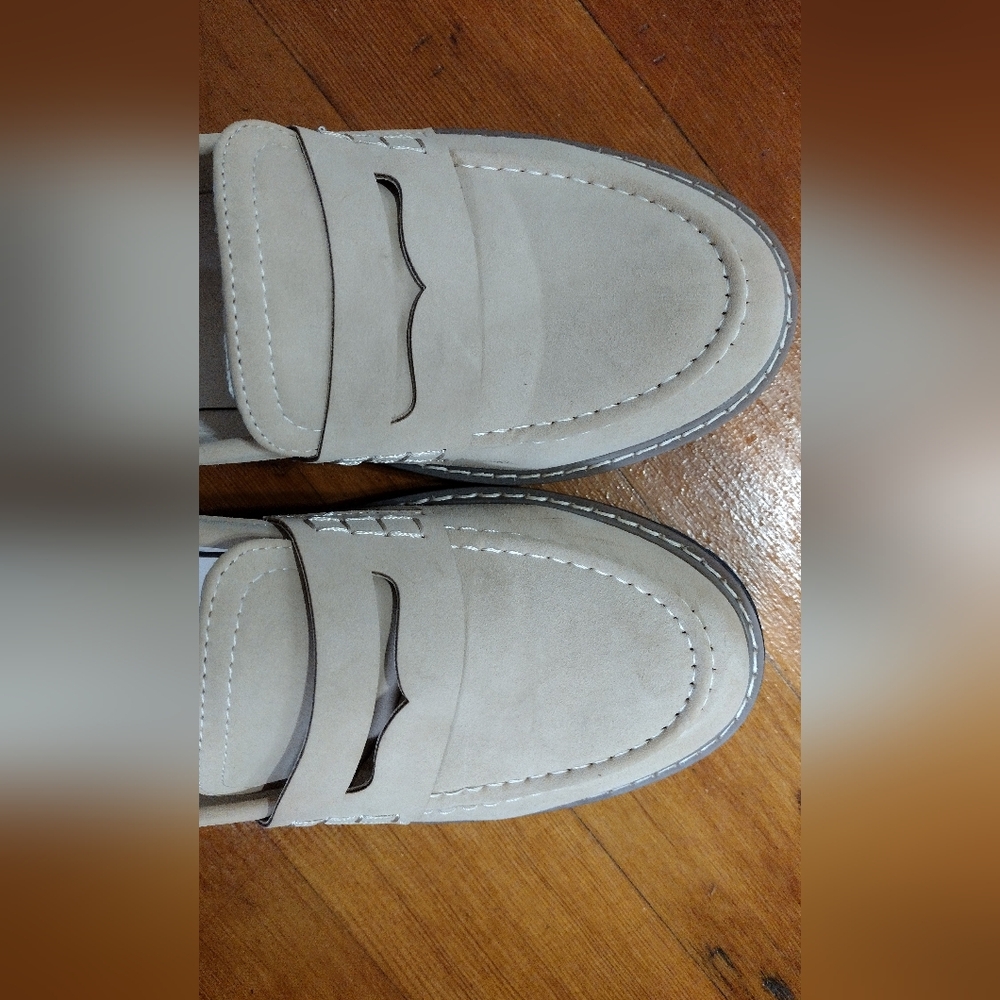 Women's Cream/Beige Platform Loafer - Picture 2 of 5